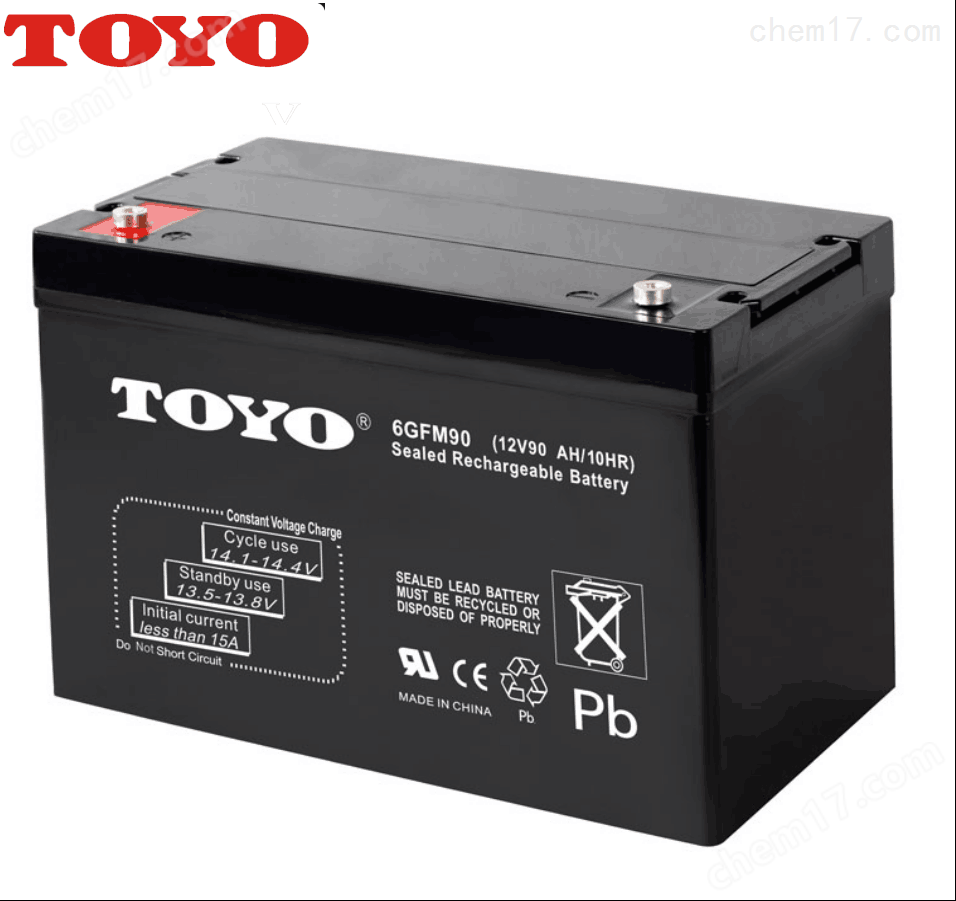 6GFM120-TOYO蓄電池6GFM120閥控式12V120AH免維護